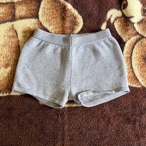 Knit Gray Shorts